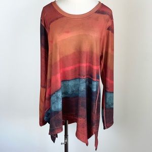 Soft Surroundings Long Sleeve Shirt, Size L